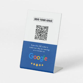 Signe De Table Google Avis | Business Review Link QR Code