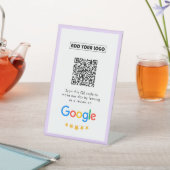 Signe De Table Google Avis | Business Review Link QR Code (In SItu)