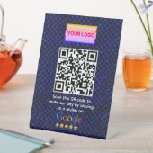 Signe De Table Google Avis | Business Review Link QR Code (In SItu)
