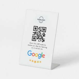 Signe De Table Google Avis Business Review Link QR Code