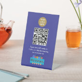Signe De Table Google Avis | Business Review Link QR Code (In SItu)