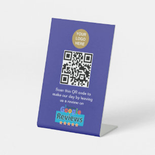 Signe De Table Google Avis   Business Review Link QR Code