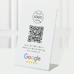 Signe De Table Google Avis | Business Review Link QR Code<br><div class="desc">Un simple scan d'affaires blanc personnalisé pour laisser un Google critique code QR panneau de piédestal dans un style minimaliste moderne. Le modèle polyvalent peut être facilement mis à jour avec le logo de votre entreprise, le graphisme ou la photo, le code QR et le texte personnalisé. Le logo du...</div>
