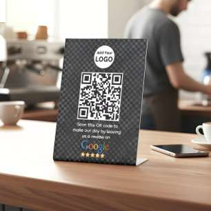 Signe De Table Google Avis   Business Review Link QR Code