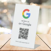 Signe De Table Google Avis | Business Review Link QR Code