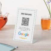 Signe De Table Google Avis | Business Review Link QR Code (In SItu)