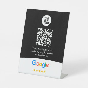 Signe De Table Google Avis   Business Review Link QR Code