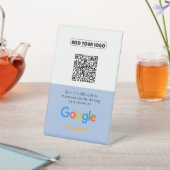 Signe De Table Google Avis | Business Review Link QR Code (In SItu)