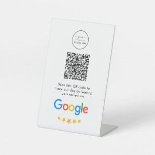 Signe De Table Google Avis Business Review Link QR Code