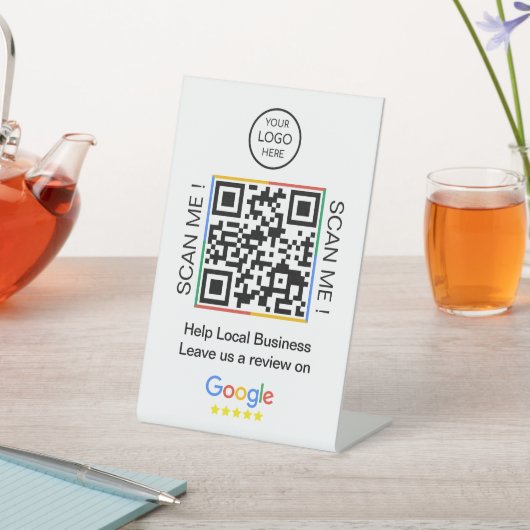 Signe De Table Google Avis | Commentaires professionnels Code QR  (In SItu)