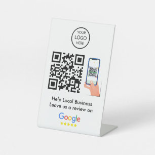 Signe De Table Google Avis   Profil d'entreprise Code QR
