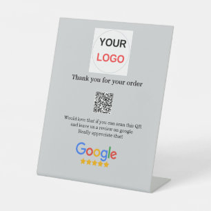 Signe De Table Google examen logo de l'entreprise Analyser QR exa