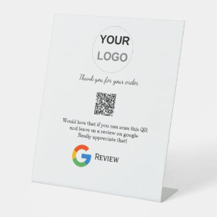 Signe De Table Google examen logo de l'entreprise Analyser QR exa