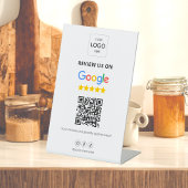Signe De Table Google Review QR Code