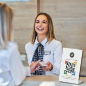 Signe De Table Google Review QR Code Customer Review pour Busines