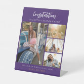 Signe De Table Graduation 2025 Photo Collage Grad Party (Recto)