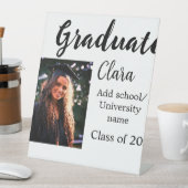 Signe De Table Graduation ajouter nom classe de 20xx félicitation (In SItu)