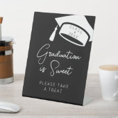 Signe De Table Graduation is Sweet Please Take A Treat Black Chic (In SItu)