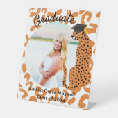 Signe De Table Graduation Leopard Photo (Recto)