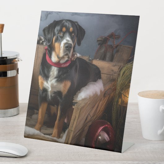 Signe De Table Grand Suisse neige neige neige neige neige neige N (In SItu)