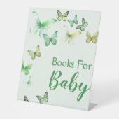 Signe De Table Green A Little Butterfly Baby showers Cadeaux (Recto)