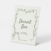 Signe De Table Green Hand Drake Whimsical Dessert Bar (Recto)