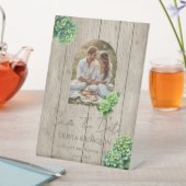 Signe De Table Green Hydrangea Wedding Invitation (In SItu)