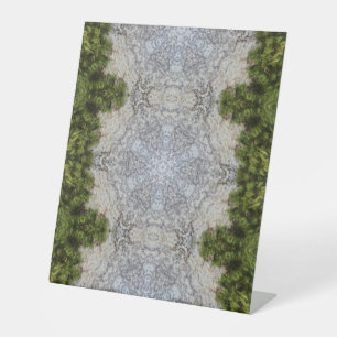 Signe De Table Green Moss & Earth Nature Art