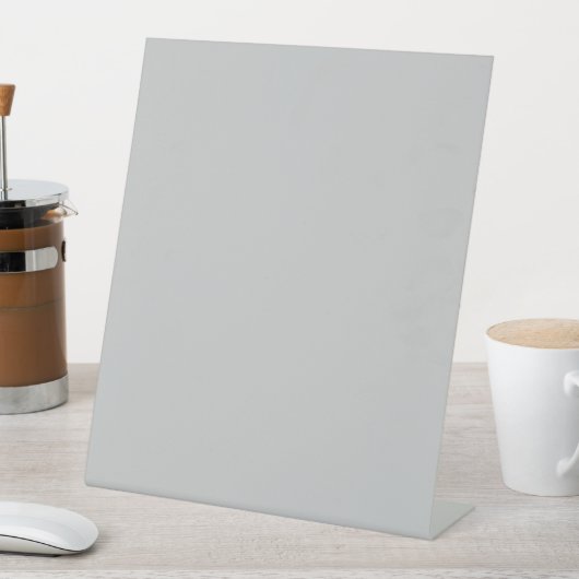Signe De Table Gris Géométrique Pâle et Doux (In SItu)