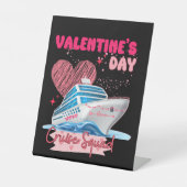 Signe De Table Groupe de vacances de la Saint-Valentin Croisière (Recto)
