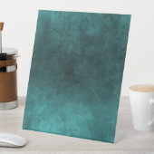 Signe De Table Grunge foncé - Turquoise (In SItu)