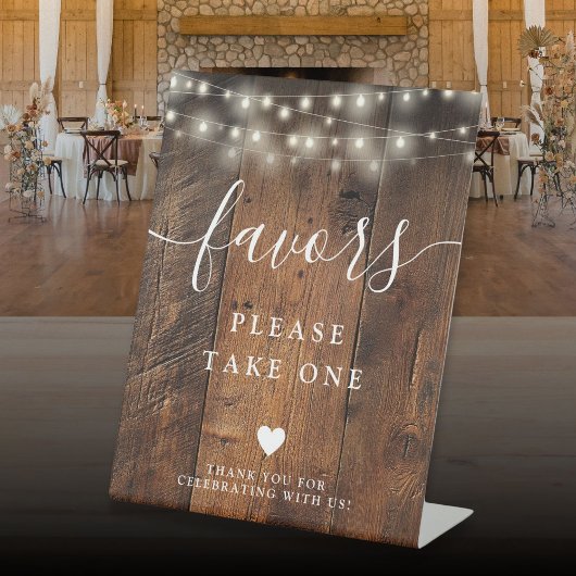 Signe De Table Guirlande lumineuse Rustique Bohème Grange Bois Fa