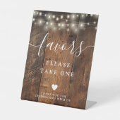 Signe De Table Guirlande lumineuse Rustique Bohème Grange Bois Fa (Recto)