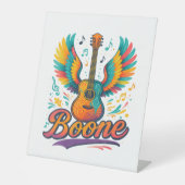Signe De Table Guitare Boone (Recto)