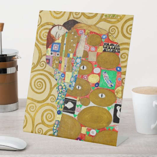 Signe De Table Gustav Klimt Exécution Nouveau Couple (In SItu)