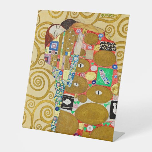 Signe De Table Gustav Klimt Exécution Nouveau Couple (Recto)