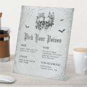 Signe De Table Halloween Choisissez votre barre Poison (In SItu)