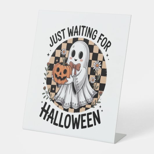 Signe De Table Halloween de la vache des Highlands (2) (Recto)