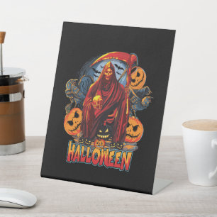 Signe De Table Halloween Evil skeleton