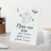 Signe De Table Halloween Ghost Little Boo Baby shower MOM-OSA BAR (In SItu)