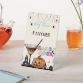 Signe De Table Halloween Happy Hour Citrouille Cocktail Baby show (In SItu)