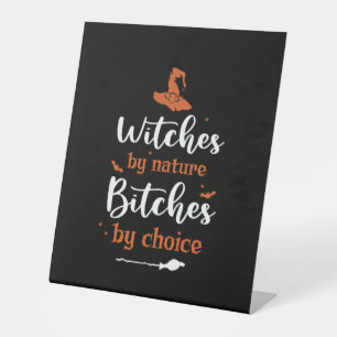 Signe De Table Halloween Witches by Nature Birthday
