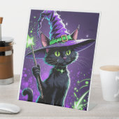 Signe De Table Hallowen Cat Theme (In SItu)