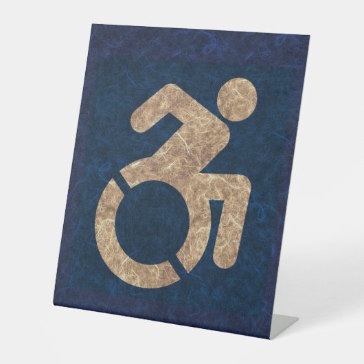 Signe De Table Handicap Texté (Recto)