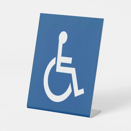 Signe De Table Handicapé (Recto)