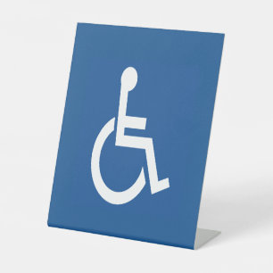 Signe De Table Handicapé
