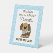 Signe De Table Handsome Chien Chien Chien Guise Combien De Jeu (Recto)