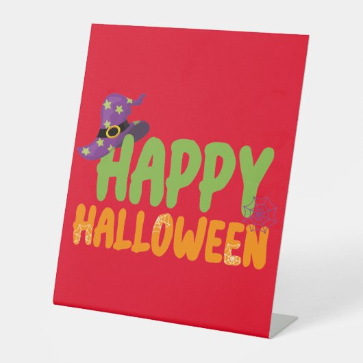 Signe De Table Happy Halloween (Recto)