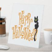 SIGNE DE TABLE HAPPY HALLOWEEN CAT (In SItu)