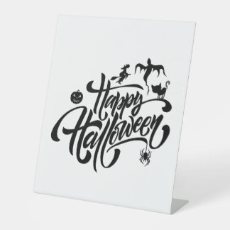 Signe De Table happy Halloween, Halloween party, funny Halloween